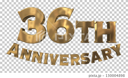 3DCG text "36th Anniversary/36th Anniversary Mark Sparkle" 3DCG text "36th Anniversary/36th Anniversary Mark Sparkle" 130004898