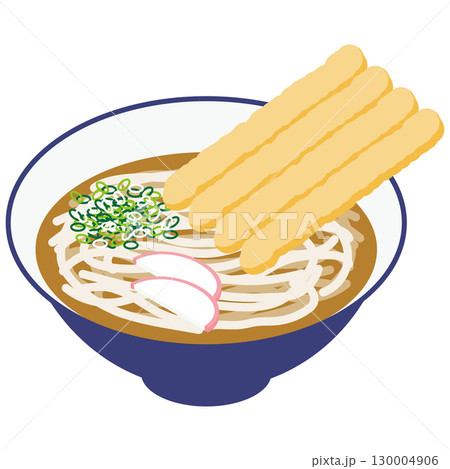 ごぼ天うどんのイラスト 130004906