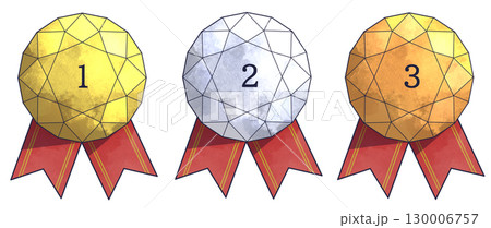 ランキングに使えるジルコンカットの宝石素材二つリボンセット 130006757