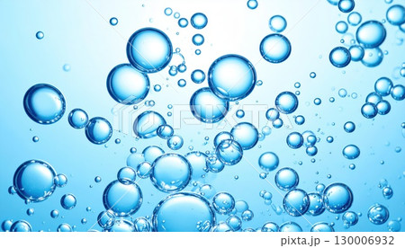 《AI画像》炭酸水の水中イメージ 130006932