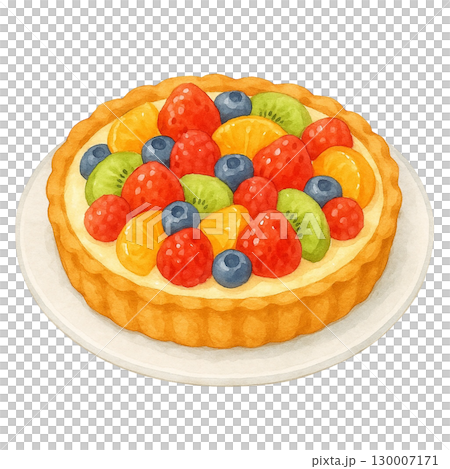 [塔] 水果塔插圖 / 2 型 130007171