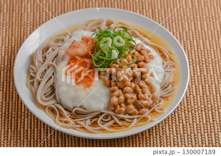 夏のスタミナ　具だくさんの冷やし蕎麦 130007189