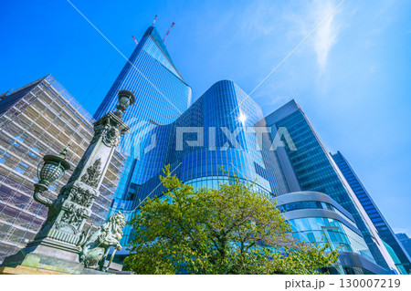 日本の東京都市景観8月21日。日本橋や日本橋一丁目の再開発事業などを望む。新時代に… 日本の東京都市景観8月21日。日本橋や日本橋一丁目の再開発事業などを望む。新時代に… 130007219