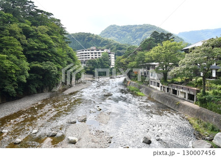七ツ岩吊り橋から望む箒川_03 七ツ岩吊り橋から望む箒川_03 130007456