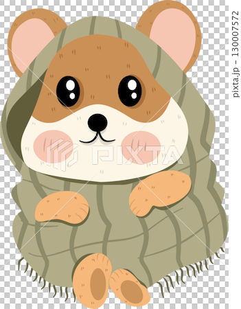 Cartoon hamster, cloth hamster 130007572