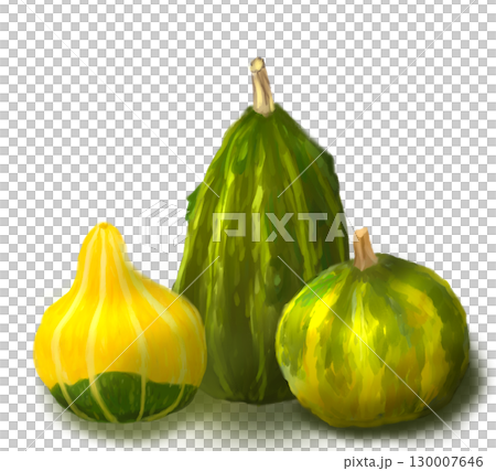 かわいいおもちゃかぼちゃ三個・ぺぽかぼちゃ・かぼちゃ かわいいおもちゃかぼちゃ三個・ぺぽかぼちゃ・かぼちゃ 130007646