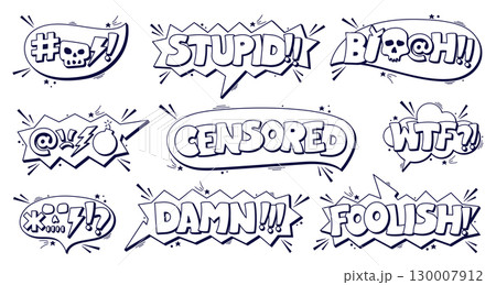 Angry word cloud. 130007912