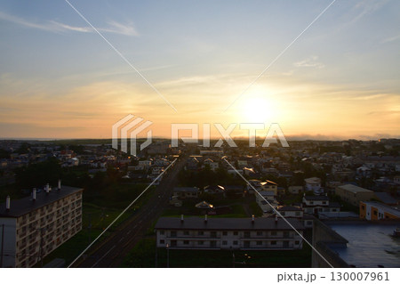 北海道根室市の朝風景(2023年) 130007961