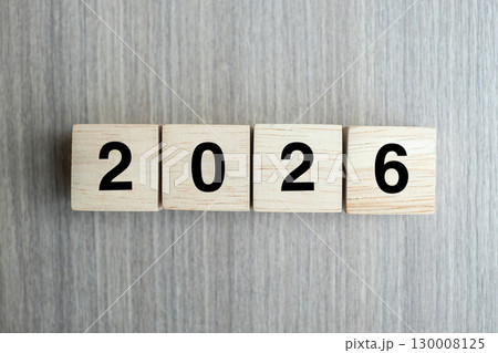 block 2026 text on table. Resolution, strategy, plan, goal, motivation, reboot, business and New Year holiday concepts block 2026 text on table. Resolution, strategy, plan, goal, motivation, reboot, business and New Year holiday concepts 130008125