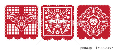 Mexican Papel Picado Pattern Set 130008357