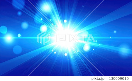 《AI画像》拡散する青い光 《AI画像》拡散する青い光 130009010