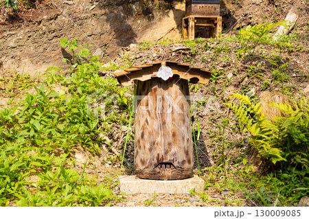 鳴滝自然公園そばにあった　丸洞式巣箱 130009085