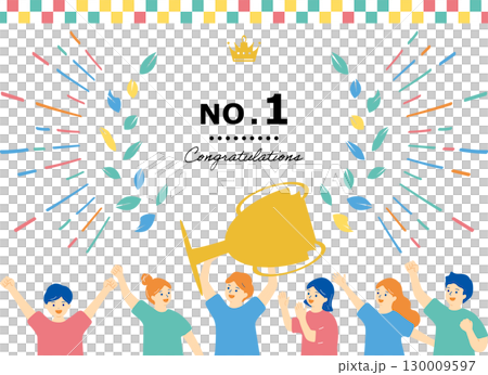 Trophy holders and laurels 130009597