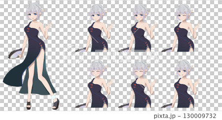 Anime-style Chinese clothing girl character 130009732