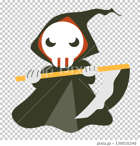 ハロウィンのかわいい死神のキャラクター ハロウィンのかわいい死神のキャラクター 130010248