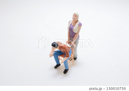 a Miniature Figurines Depicting Interaction and Comfort a Miniature Figurines Depicting Interaction and Comfort 130010730