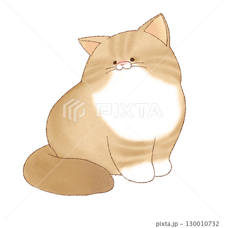 ふりむく猫 130010732