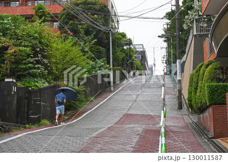 東京の急な坂道・のぞき坂【東京都豊島区】 130011587