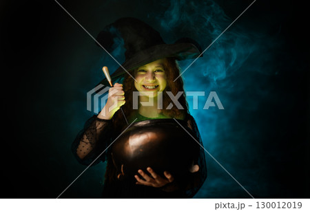 Girl is celebrating Halloween Girl is celebrating Halloween 130012019