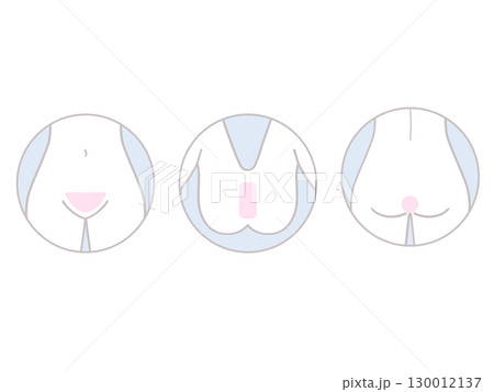 VIOラインを示した女性向けイラスト素材 エステや脱毛サロン用説明図 VIOラインを示した女性向けイラスト素材 エステや脱毛サロン用説明図 130012137