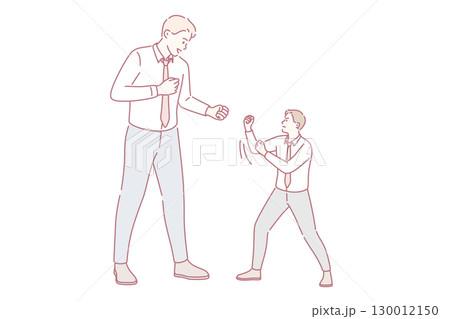 Business rivalry and contest concept 130012150