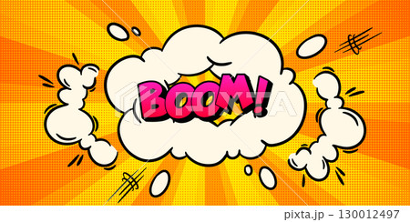 Comic pow boom explosion 130012497