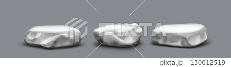 Grey stone podium rock platforms 130012519