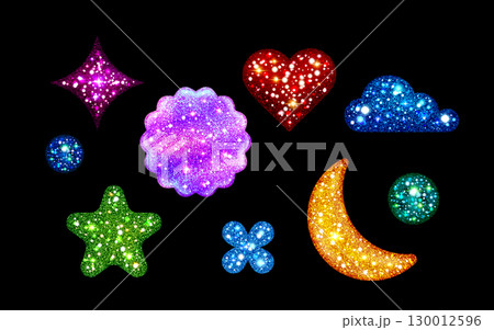 Y2k glitter sticker set Y2k glitter sticker set 130012596