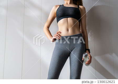 Woman in fashionable sportswear Woman in fashionable sportswear 130012621