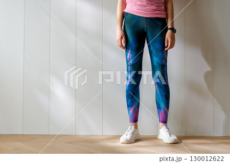 Woman in fashionable sportswear 130012622