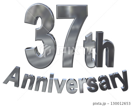 3DCG文字「37th Anniversary/37周年マークキラキラ」 3DCG文字「37th Anniversary/37周年マークキラキラ」 130012653