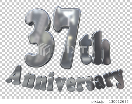 3DCG text "37th Anniversary/37th Anniversary Mark Sparkle" 3DCG text "37th Anniversary/37th Anniversary Mark Sparkle" 130012655