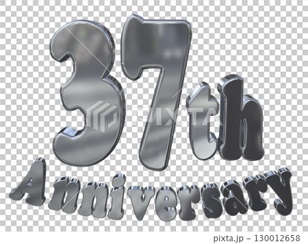 3DCG文字「37th Anniversary/37周年マークキラキラ」 3DCG文字「37th Anniversary/37周年マークキラキラ」 130012658
