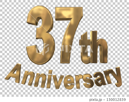 3DCG text "37th Anniversary/37th Anniversary Mark Sparkle" 3DCG text "37th Anniversary/37th Anniversary Mark Sparkle" 130012839