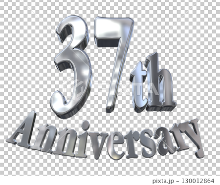 3DCG text "37th Anniversary/37th Anniversary Mark Sparkle" 3DCG text "37th Anniversary/37th Anniversary Mark Sparkle" 130012864