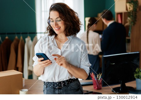 designers are working in studio 130012914