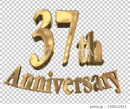 3DCG text "37th Anniversary/37th Anniversary Mark Sparkle" 3DCG text "37th Anniversary/37th Anniversary Mark Sparkle" 130012921