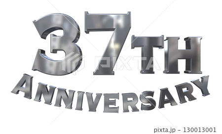 3DCG文字「37th Anniversary/37周年マークキラキラ」 3DCG文字「37th Anniversary/37周年マークキラキラ」 130013001