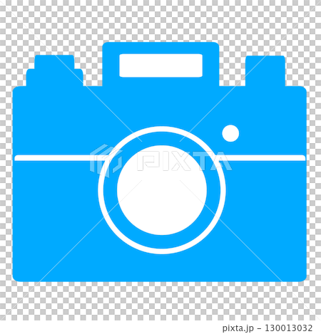 A refreshing illustration of a white camera painted in light blue (transparent PNG) A refreshing illustration of a white camera painted in light blue (transparent PNG) 130013032