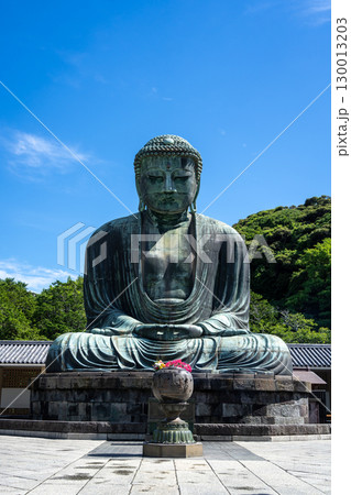 Great Buddha bronze statue at Kotoku-in temple in Kamakura, Japan Great Buddha bronze statue at Kotoku-in temple in Kamakura, Japan 130013203
