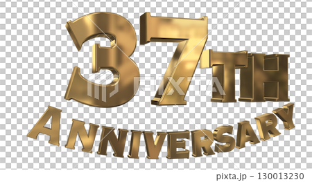 3DCG text "37th Anniversary/37th Anniversary Mark Sparkle" 3DCG text "37th Anniversary/37th Anniversary Mark Sparkle" 130013230