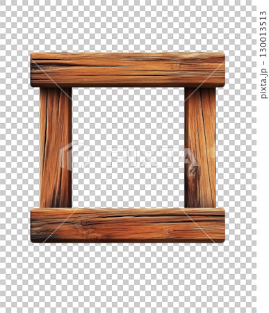 Rustic wooden frame with natural finish suitable for various art display purposes 130013513