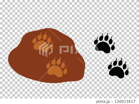 Bear's footprint 130013617