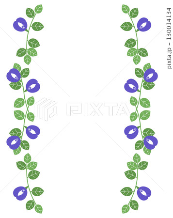 バタフライピーの装飾フレーム バタフライピーの装飾フレーム 130014134