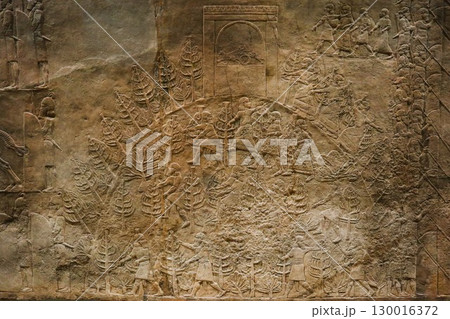 大英博物館、古代アッシリアの遺跡 130016372