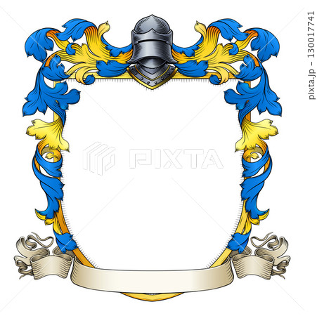 Coat of Arms Crest Family Heraldic Knight Shield 130017741
