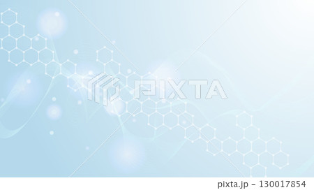 Structure molecule and communication. Dna, atom, neurons. Scientific concept for your design. Connected lines with dots. Medical, technology, chemistry, science background. Vector illustration. Structure molecule and communication. Dna, atom, neurons. Scientific concept for your design. Connected lines with dots. Medical, technology, chemistry, science background. Vector illustration. 130017854