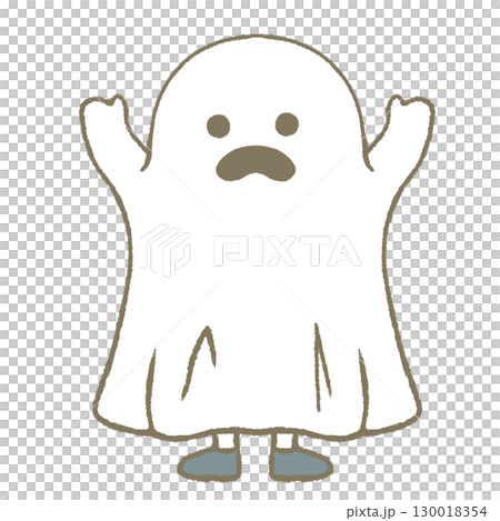 Children dressed up as ghosts Children dressed up as ghosts 130018354