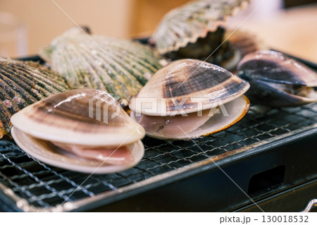 はまぐりの炉端焼き 130018532