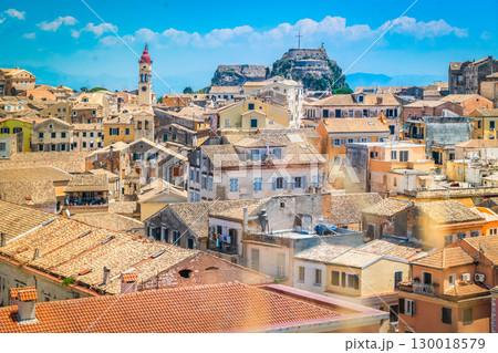 View of old town of Kerkyra, Corfu 130018579